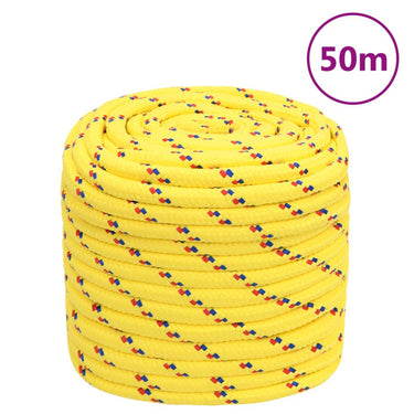 Bootsseil Gelb 16 mm 50 m Polypropylen